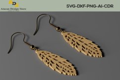 Laser Cut Jewelry Earrings / Teardrop Pendants Vectors 219 Product Image 4