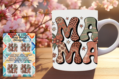 Magical 15oz Mug Wrap Png Design , Mama Product Image 1