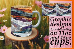 Glittery Garden Party Mug Pattern: Spring Sublimation Product Image 1