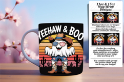 Gift 15oz Mug Wrap Png Design , Funny Ghost Product Image 1
