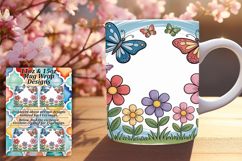 GORGEOUS PNG Mug Wrap Design 15oz , Flowers Product Image 1