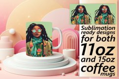 Melanin Magic: Summer Sublimation Mug Design Product Image 1