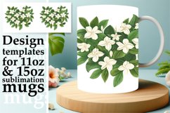 Heart of Spring Flowers Mug Wrap Sublimation Product Image 1