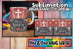 Graceful elegance 11oz 15oz mug wrap, Christian Product Image 1