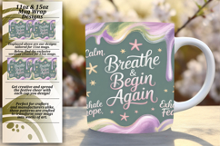 RADIANT PNG Mug Wrap Design 15oz , Girl Quote Product Image 1