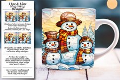 Christmas Stained Glass Wrap - Mug Sublimation Charm Product Image 1