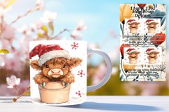 Whimsical 11oz Mug Wrap Png Design , Christmas Product Image 1