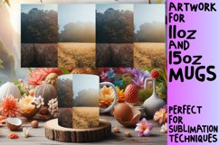 Nature’s Beauty Mug Wrap Sublimation 11oz/15oz Product Image 1