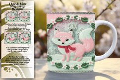 PLAYFUL PNG for 15oz Mug Wrap , 3D Xmas Product Image 1