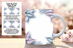 Lovely 11oz Mug Wrap Png Template , Christmas Product Image 1