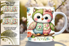 Chic 11oz Mug Wrap Png Artwork , Animals Product Image 1