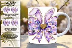 Luxurious 11oz Png Mug Wrap Template , Easter Bunny Product Image 1