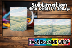 Magical moments 11oz 15oz sublimation wrap, Spring Product Image 1