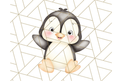 Tiny Zoo Friends Clipart, Cute Cartoon Zoo Animals PNG Product Image 5