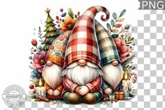 Christmas Gnome Sublimation - Clipart PNG Design Product Image 1