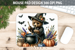 Watercolor Bear Mouse Pad Sublimation - Animal PNG Product Image 1