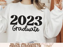 2023 Graduate SVG, Graduation SVG, Highschool SVG Product Image 2