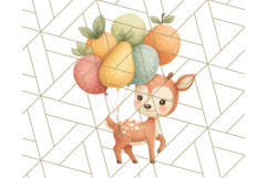 Tropical Fruit Party Animals PNG Clipart, Cute Summer Animal Product Image 5