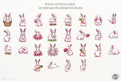 Whimsical Easter Bunny Clipart Product Image 3