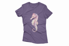 Cute Sea Horse Marine Animal PNG Summer Aquatic Ocean Product Image 4