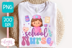 School Nurse PNG for Sublimation, Nurse shirt PNG Product Image 3