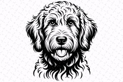 Labradoodle Dog Svg Design | Animal Svg | Svg Cut File Product Image 1