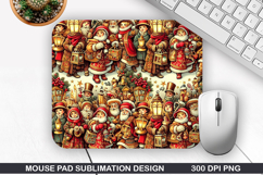 Christmas Mouse Pad Sublimation, Christmas Mouse Pad PNG Product Image 1