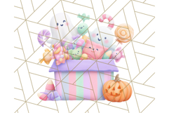Haunted Sweet Shoppe PNG Clipart, Pastel Halloween Bakery Product Image 5
