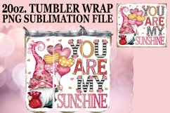 Cheerful Days 20oz tumbler wrap, Valenines Product Image 1