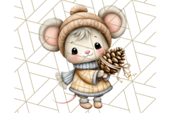 Thanksgiving Woodland Animals Clipart PNG Product Image 5