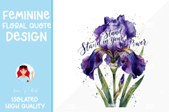 Feminine Floral Design Watercolor Flower Illustration Product Image 1