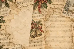 Christmas Music Sheets Junk Journal Pages Product Image 4