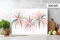 Happy New Year Cutting Board PNG Festive New Year's Eve 2026 Product Image 1