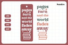 Bookmark Saying SVG | Funny Book Lovers - Pages Turn Product Image 3