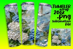 Dynamic 3D Floral Medley Tumbler Wrap 20oz Product Image 1