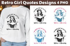 Retro Girl Quotes Designs png Product Image 1