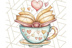 Bookish Animals PNG Clipart with Cozy Reading Elements Product Image 5