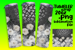 EYE-CATCHING 20oz Tumbler PNG , Leopard Print Product Image 1