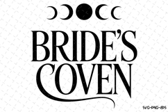 Bride&#039;s Coven Svg | Halloween Svg | Svg Cut Files Product Image 1