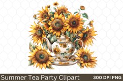 Summer Tea Party Clipart Product Image 1