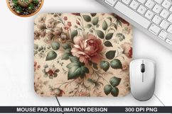Vintage Mouse Pad Sublimation PNG Design - Mouse Pad PNG Product Image 1
