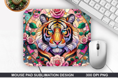 Lions Mouse Pad Sublimation, Valentine Mouse Pad PNG Product Image 1