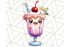 Sweet Treat Face PNG Clipart, Cute Kawaii Dessert Art Png Product Image 5