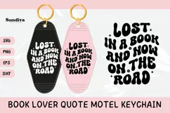Book Lover Motel Keychain SVG Vol. 2 | Lost In A Book Product Image 1