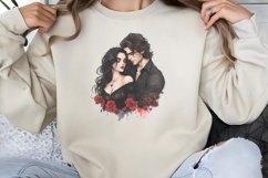 Gothic Valentines Day Sublimation PNG Product Image 1