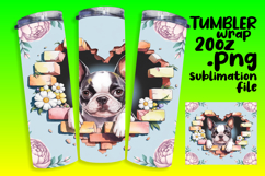 Dynamic 20oz Tumbler Design , Cute Dog Product Image 1