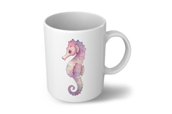Cute Sea Horse Marine Animal PNG Summer Aquatic Ocean Product Image 6