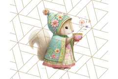 Enchanted Garden Healers Clipart PNG, Animal Plant Png Product Image 5