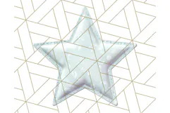 Cute Puffy Star Clipart PNG, 3D Glossy Pastel Stars Clip Art Product Image 5