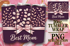 Serene Days 20oz tumbler wrap, Mother's Day Product Image 1